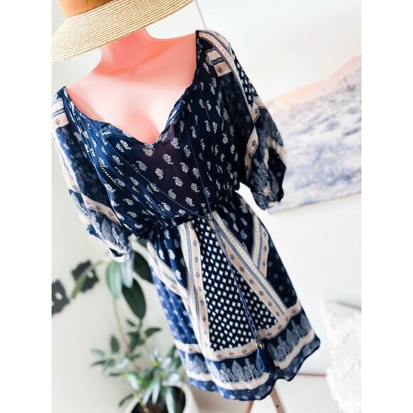 Meadow Songs & Starlit Wanderings billowy wanderlust slouchy mini dress - Picture 3 of 5